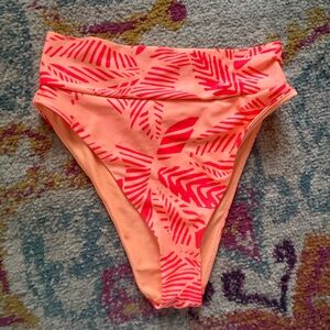 Tropical Print Bikini Bottom
